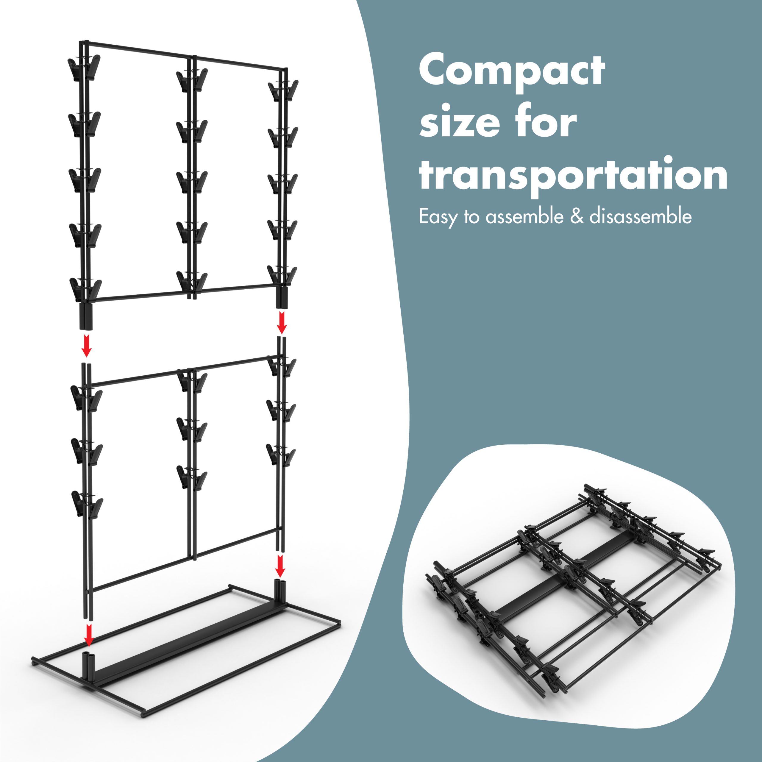 DS The Display Store 5 Tier Candy Display Rack Snack Organizer for Countertop