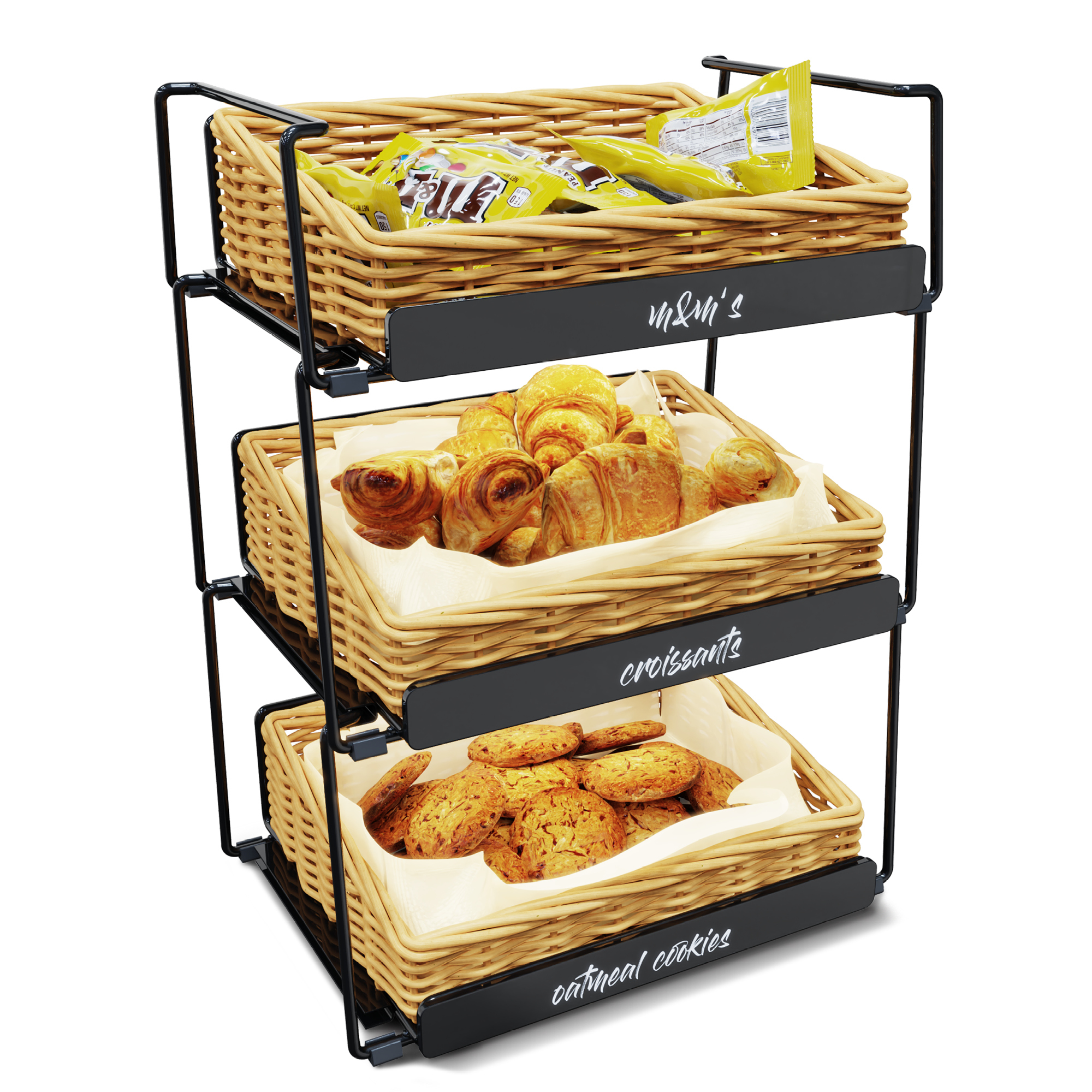 DS The Display Store 5 Tier Candy Display Rack Snack Organizer for Countertop