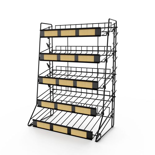 5 Tier Candy Display Rack, Large Snack Organizer for Countertop, Home  Theatre Po